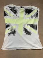 T-shirt wit/zwart/geel vlag | Seven Sisters | Maat XL, Seven Sisters, Wit, Maat 46/48 (XL) of groter, Ophalen of Verzenden