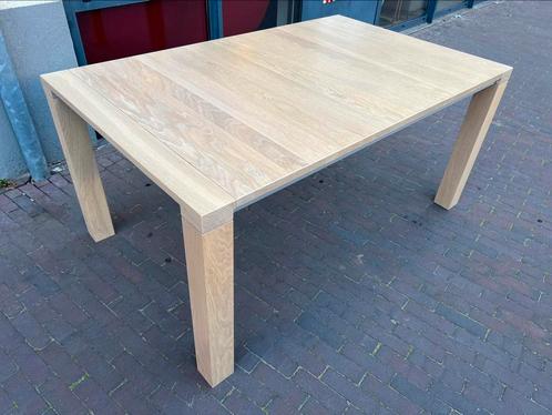 Leolux Vivre Largo eettafel uitschuif Tafel Hout Design l160, Huis en Inrichting, Tafels | Eettafels, Nieuw, 50 tot 100 cm, Vijf personen of meer