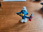 Smurf, tandenpoetsend, Ophalen of Verzenden, Zo goed als nieuw