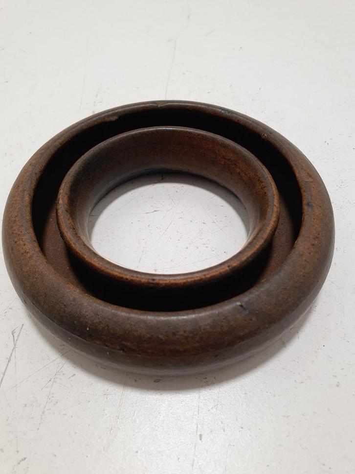 Keramieken ring / houder - Jan de Graaf, Antiek en Kunst, Antiek | Keramiek en Aardewerk, Ophalen of Verzenden