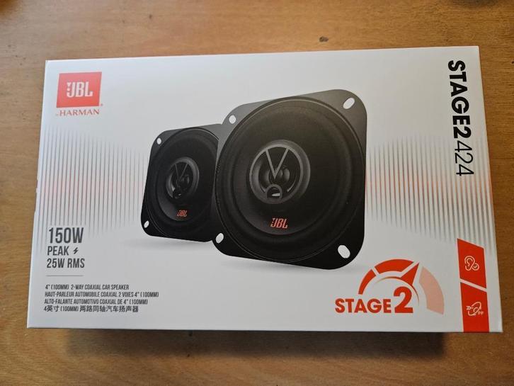 JBL  Stage2 424 Speakerset 150 Watt (Nieuw in doos), Audio, Tv en Foto, Luidsprekers, Nieuw, Front, Rear of Stereo speakers, 120 watt of meer