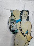 Miss Berger oude reclame Pin Up, Verzamelen, Merken en Reclamevoorwerpen, Reclamebord, Gebruikt, ., Ophalen of Verzenden