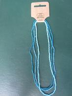 3 verschillende kleuren blauwe elastische kettingen (NIEUW), Ophalen of Verzenden, Nieuw, Blauw, Overige materialen