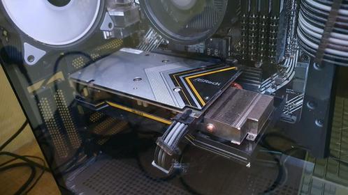 Asrock RX 5500XT 8GB, Computers en Software, Videokaarten, Zo goed als nieuw, AMD, PCI-Express 4.0, GDDR5, HDMI, DisplayPort, Ophalen of Verzenden