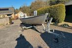 Prachtig aluminium visboot met mercury 9.0 en trailer, Watersport en Boten, Ophalen of Verzenden, Overige typen