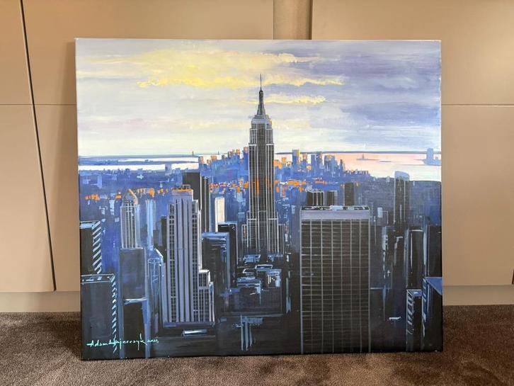 New York - schilderij - abstract expressionisme – hedendaags, Antiek en Kunst, Kunst | Schilderijen | Modern, Ophalen