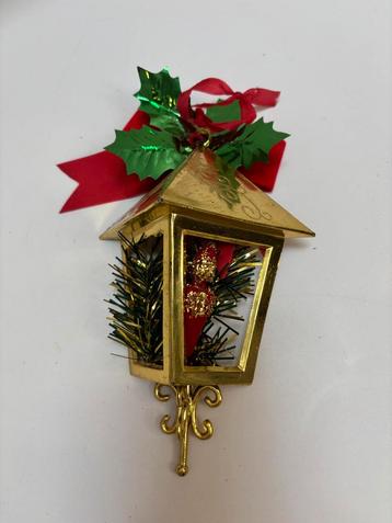 Vintage kerstdeco wandlantaarntje beschikbaar voor biedingen