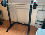 Squatrek Tunturi, preacher curl, barbell, dumbell, fit bank, Ophalen, Zo goed als nieuw, Fitnessbank