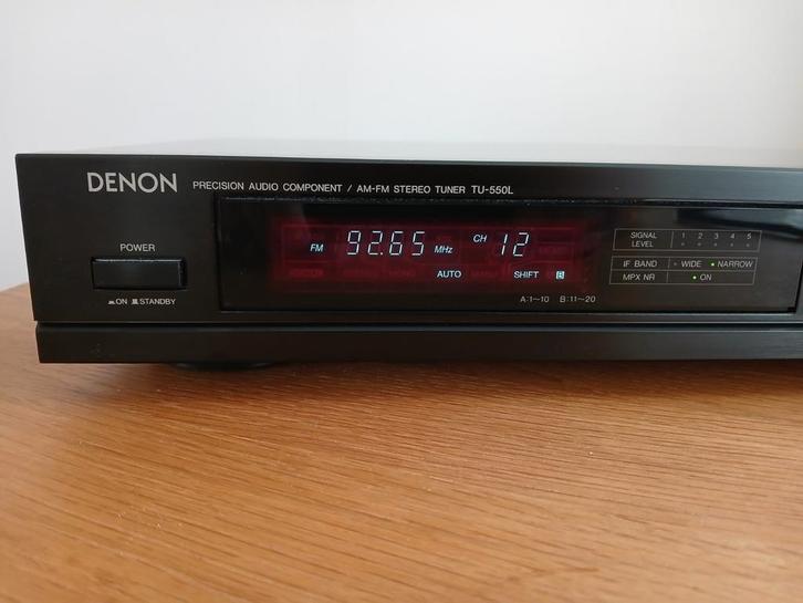 Denon TU-550L Tuner - Prachtige Staat!, Audio, Tv en Foto, Tuners, Zo goed als nieuw, Analoog, Ophalen of Verzenden