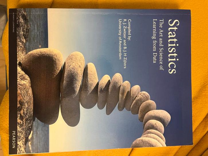 Statistiek: Leren van Data - Agresti & Franklin, Boeken, Studieboeken en Cursussen, Zo goed als nieuw, WO, Beta, Ophalen of Verzenden