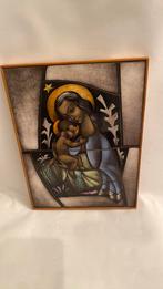 madonna met kindje Jezus opaalglas, Ophalen of Verzenden, Nieuw