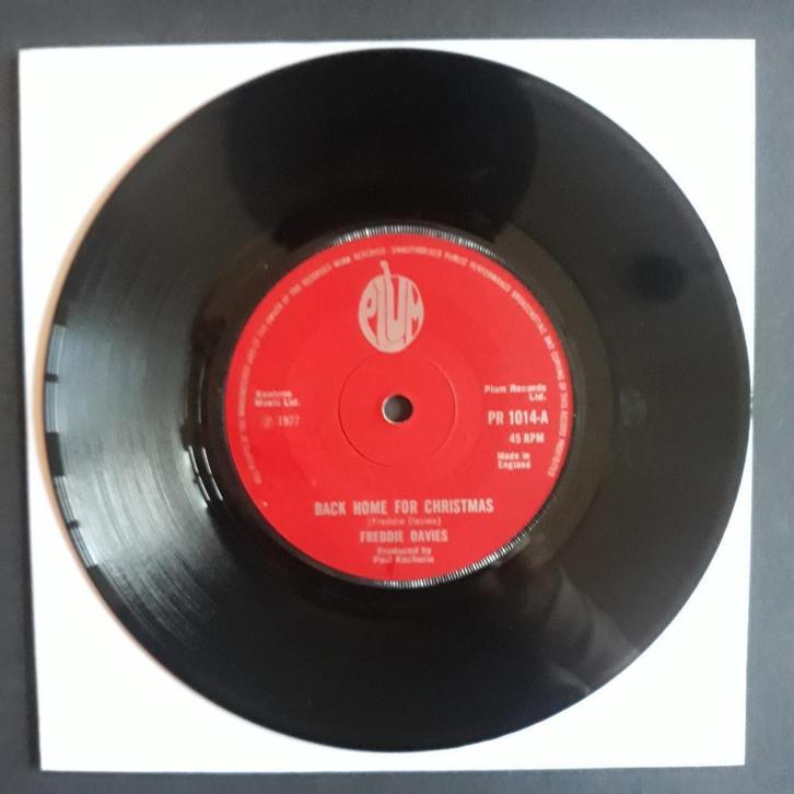 kerst/: freddie davies: back home for christmas  (22), Cd's en Dvd's, Vinyl Singles, Zo goed als nieuw, Single, Pop, 7 inch, Verzenden