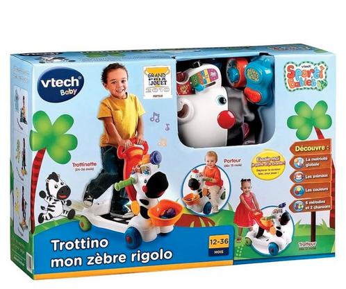 VTech 3-in-1 Zebra Scooter, Kinderen en Baby's, Speelgoed | Vtech, Zo goed als nieuw, 6 maanden tot 2 jaar, Ophalen