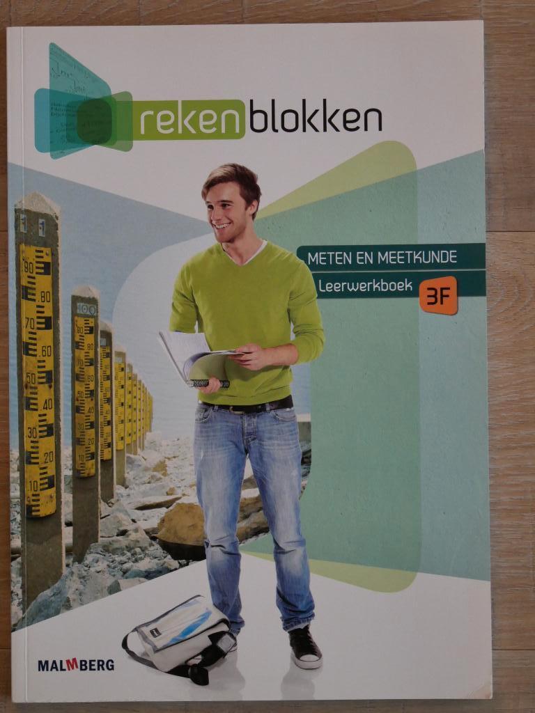 Studieboek mbo: rekenblokken – meten en meetkunde 3F, Boeken, Ophalen of Verzenden, Beta, Zo goed als nieuw, MBO