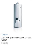 AO-Smith Gasboiler PGCS 40. 145L, Nieuw, Minder dan 3 jaar oud, Boiler, 100 liter of meer