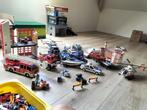 Playmobil politie, brandweer, ziekenwagen en reddingsteam, Ophalen, Gebruikt, Los playmobil