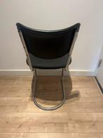 Mooie zwarte bureaustoel - Comfortabel & Goed voor de rug, Ophalen, Gebruikt, Zwart, Leer