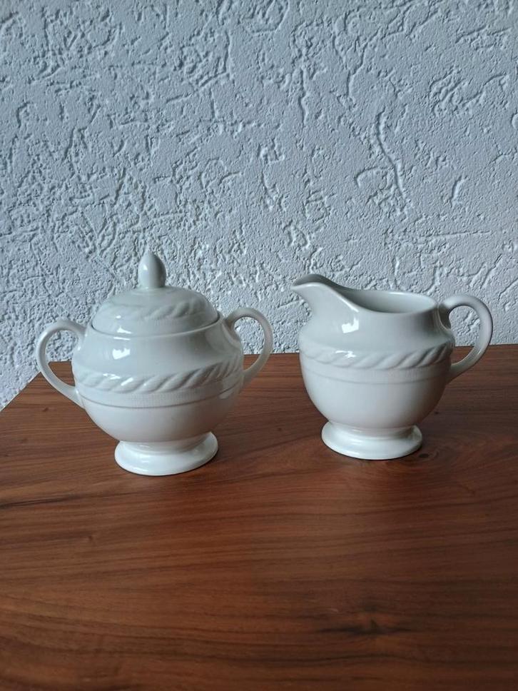 Wedgwood Ralph Lauren Suiker & Melkstel - Nieuwstaat!, Huis en Inrichting, Keuken | Servies, Zo goed als nieuw, Overige typen
