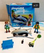 Playmobil dolfijn transport compleet in doos, Ophalen of Verzenden, Zo goed als nieuw, Complete set