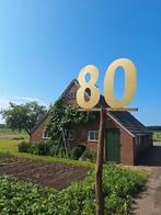 Mooie 80 jaar aanduiding. Levensgroot!, Ophalen of Verzenden, Zo goed als nieuw, Verjaardag