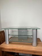 Glazen tv-meubel, Huis en Inrichting, Ophalen, Gebruikt, 50 tot 100 cm, Glas