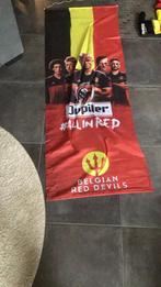 Rode duivels Jupiler banner, Ophalen of Verzenden, Zo goed als nieuw
