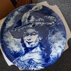 Delftsblauw saskia uylenburg Boch la louviere vintage 28 cm, Ophalen of Verzenden
