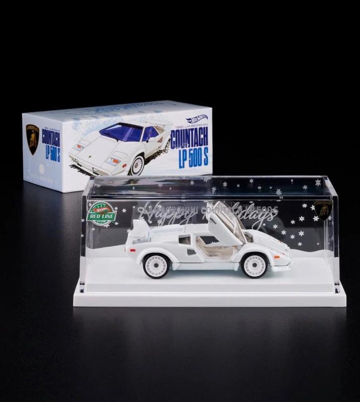 Hot Wheels RLC 1982 Lamborghini Countach LP 500 S, Hobby en Vrije tijd, Modelauto's | Overige schalen, Nieuw, Auto, Ophalen of Verzenden