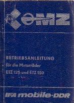 MZ ETZ 125 en ETZ 150 Betriebsanleitung (4367z), Ophalen of Verzenden, Overige merken
