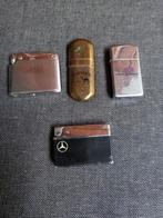 4 stuks oude aanstekers., Ophalen of Verzenden, Gebruikt, Aansteker
