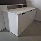 Witte Ladekast met 3 Lades, Huis en Inrichting, Ophalen, Overige materialen, 100 tot 150 cm, Zo goed als nieuw