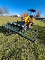 Dubbele draaipoort groen, Tuin en Terras, Tuinpoorten, Ophalen, 100 tot 150 cm, Zo goed als nieuw, IJzer