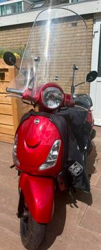 Fiddle II 50S - Scooter met Windscherm, beenkleed en slot, Fietsen en Brommers, Ophalen, Gebruikt, Maximaal 45 km/u, 49 cc