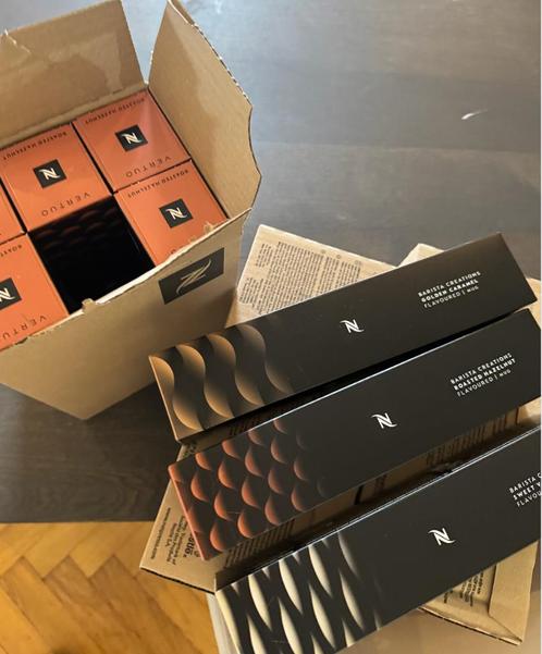 Complete dozen: Nespresso Caramel, Vanilla en Hazelnoot, Witgoed en Apparatuur, Koffiemachine-accessoires, Nieuw, Ophalen of Verzenden