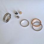 Melano Ring met Twisted Steentjes, maat 58, Ophalen of Verzenden, Zo goed als nieuw, 17 tot 18, Dame