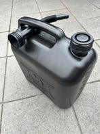 Zwarte benzine jerrycan 20L TEAB, Pvc, Overige typen, Nieuw, Minder dan 2 meter