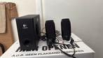 Logitech S220 2.1 Speaker System - Subwoofer 2 Satellites, Computers en Software, Pc speakers, Ophalen of Verzenden, Zo goed als nieuw
