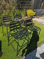 Metalen Barstoelen - Set van 4, Ophalen, Gebruikt, Metaal