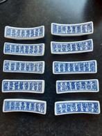 Chinese bestek leggers Blauw Wit met Karaktertekens, Overige materialen, Ophalen of Verzenden, Zo goed als nieuw, Vaatwasserbestendig