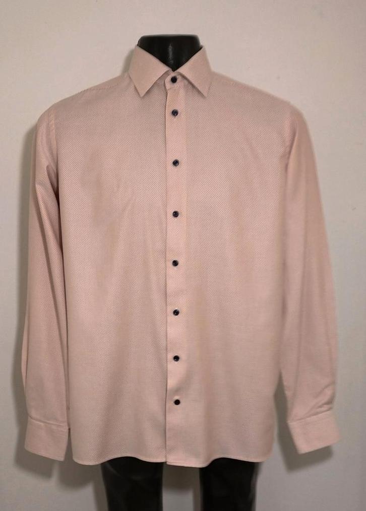Oudroze -comtemporary- designer overhemd van Eton, Kleding | Heren, Overhemden, Zo goed als nieuw, Halswijdte 43/44 (XL), Roze