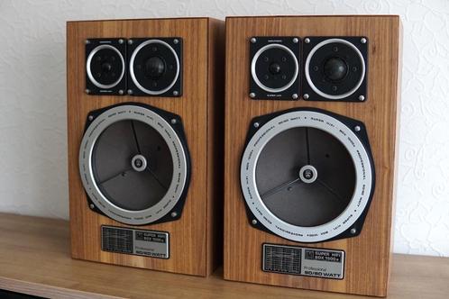 Grundig Super HiFi Box 1500a, Audio, Tv en Foto, Luidsprekers, Gebruikt, Front, Rear of Stereo speakers, 60 tot 120 watt, Overige merken