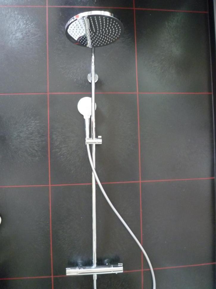 Hansgrohe Crometta S Showerpipe 240 1jet EcoSmart met therm, Doe-het-zelf en Verbouw, Sanitair, Nieuw, Douche, Chroom, Ophalen