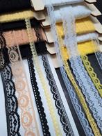 10 haspels met 100 meter kant voor 19.50, Hobby en Vrije tijd, Naaien en Fournituren, Ophalen of Verzenden, Nieuw, Kant