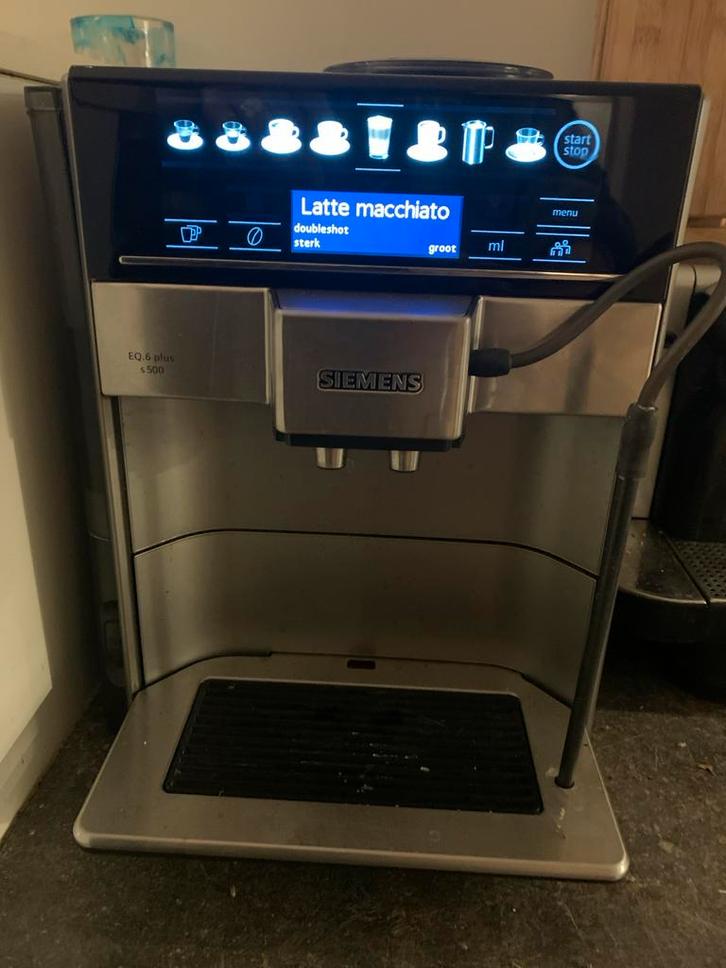Siemens EQ.6 plus s500 Espressomachine, Witgoed en Apparatuur, Koffiezetapparaten, Refurbished, Koffiebonen, Espresso apparaat