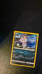 Alolan meowth holo promo, Hobby en Vrije tijd, Verzamelkaartspellen | Pokémon, Ophalen of Verzenden, Losse kaart, Zo goed als nieuw