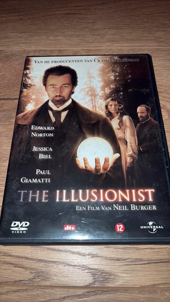 The Illusionist met Edward Norton en Paul Giamatti., Cd's en Dvd's, Dvd's | Thrillers en Misdaad, Zo goed als nieuw, Ophalen of Verzenden