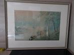 Oude aquarel van R. Chiba, Ophalen of Verzenden