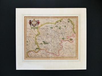 Kaart Mercators Atlas Major 1606 Frankrijk Hondius Amsterdam beschikbaar voor biedingen