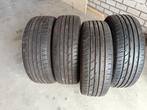 4x Continental zomerbanden 215-55-18, 215 mm, 16 inch, Ophalen of Verzenden, Band(en)