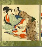 Japanse Shunga schilderij van Kitagawa Utamaro, woodblock, Antiek en Kunst, Ophalen of Verzenden